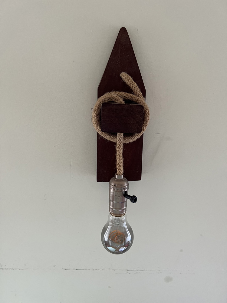 Touw Wandlamp